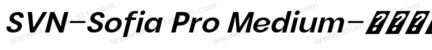 SVN-Sofia Pro Medium字体转换